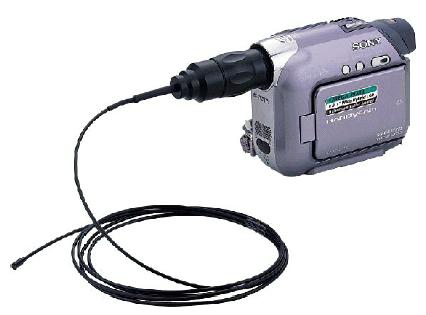 光纤窥视镜+亦可搭配dv摄影机使用